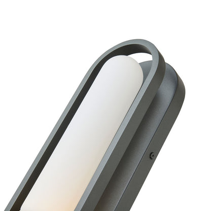 Abra Lighting Siren 2 Light Marine Grade Wall Light/Frost, Black