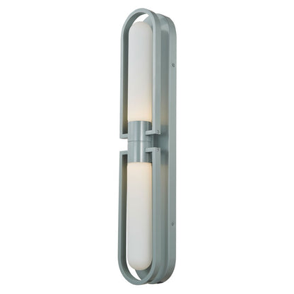 Abra Lighting Siren 2 Light Marine Wall Light/Frost, Silica