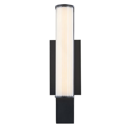 Abra Lighting Macie 16" Marine Wall Light/Ribbed Frost, BK - 50103ODW-MB-MACIE