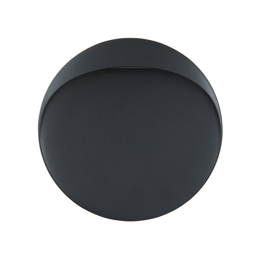 Abra Lighting Sol 1 Light Wet Location Wall Fixture, Black