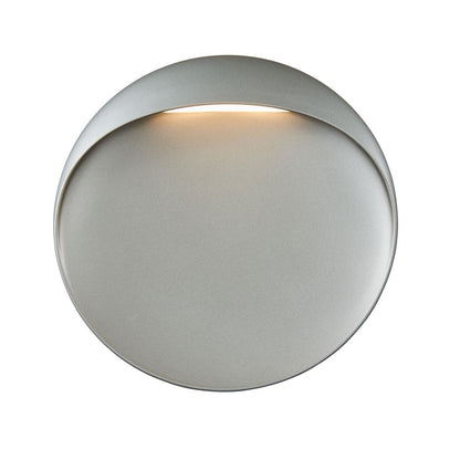 Abra Lighting Sol 1 Light Wet Location Wall Fixture, Silva - 50105ODW-SLV-SOL