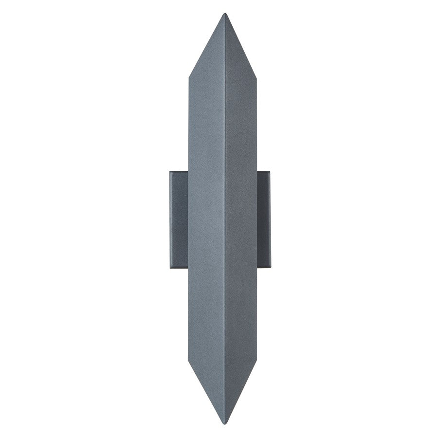 Abra Lighting Pauldron 1Lt 18" Reflective Wall Light, BK - 50108ODW-MB-PAULDRON