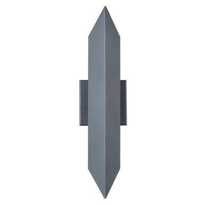 Abra Lighting Pauldron 1Lt 18" Reflective Wall Light, BK - 50108ODW-MB-PAULDRON