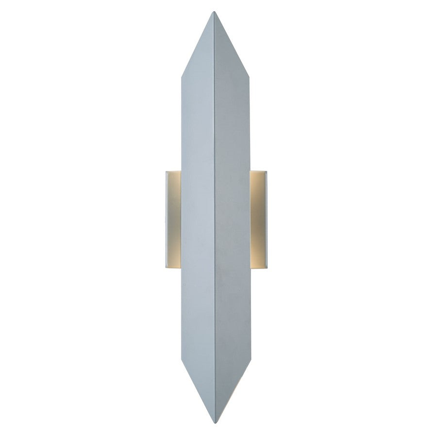 Abra Lighting Pauldron 18" Reflective Wall Light, Silica - 50108ODW-SL-PAULDRON
