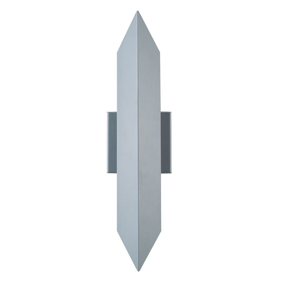 Abra Lighting Pauldron 18" Reflective Wall Light, Silica