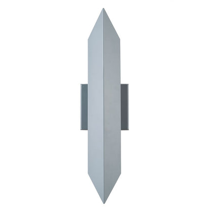 Abra Lighting Pauldron 18" Reflective Wall Light, Silica
