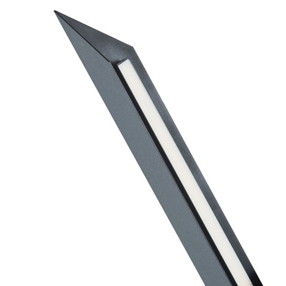 Abra Lighting Pauldron 1 Light 30" Reflective Wall Light, BK