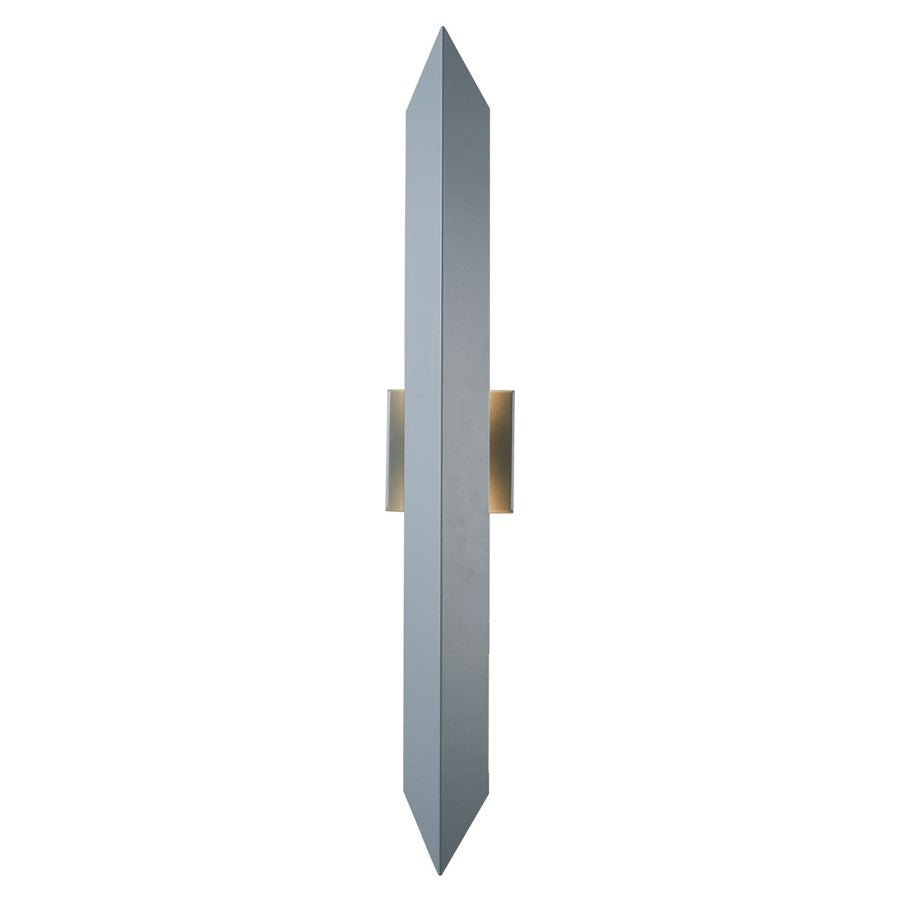 Abra Lighting Pauldron 30" Reflective Wall Light, Silica - 50109ODW-SL-PAULDRON