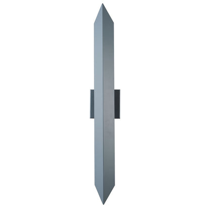 Abra Lighting Pauldron 30" Reflective Wall Light, Silica