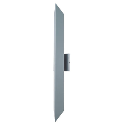 Abra Lighting Pauldron 30" Reflective Wall Light, Silica