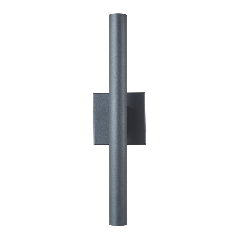 Abra Lighting Obelisk 18" Reflective Tube Wall Light, BK - 50111ODW-MB-OBELISK