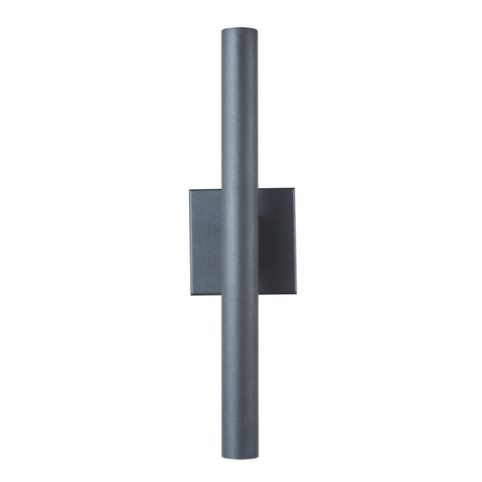 Abra Lighting Obelisk 18" Reflective Tube Wall Light, BK - 50111ODW-MB-OBELISK