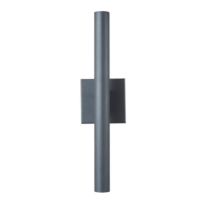 Abra Lighting Obelisk 18" Reflective Tube Wall Light, BK