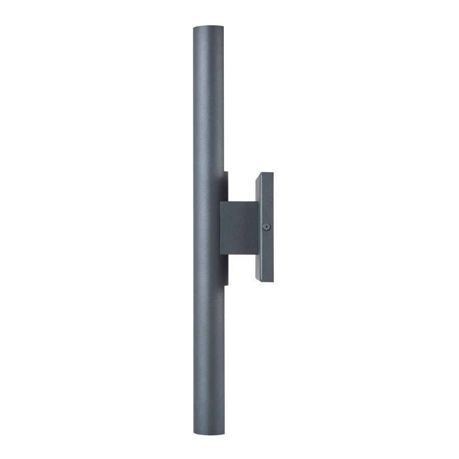 Abra Lighting Obelisk 18" Reflective Tube Wall Light, BK