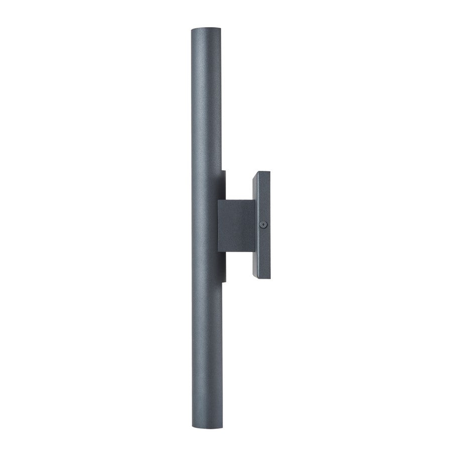 Abra Lighting Obelisk 18" Reflective Tube Wall Light, BK