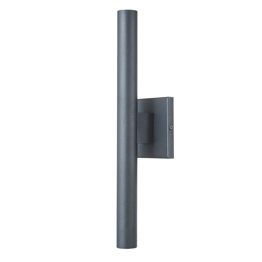 Abra Lighting Obelisk 18" Reflective Tube Wall Light, BK