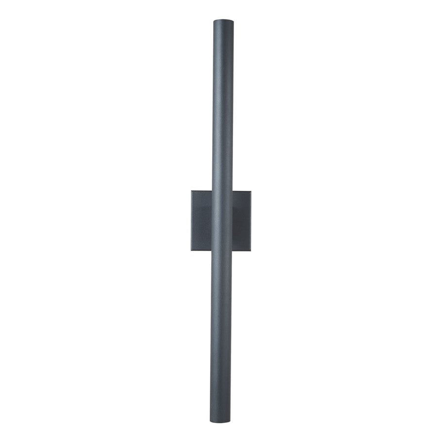 Abra Lighting Obelisk 30" Reflective Tube Wall Light, BK