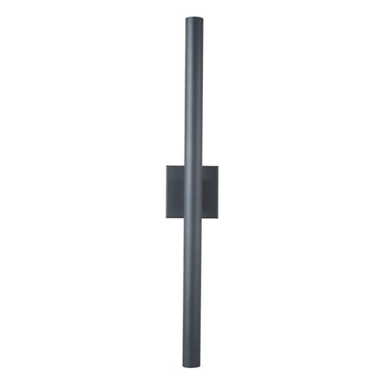 Abra Lighting Obelisk 30" Reflective Tube Wall Light, BK