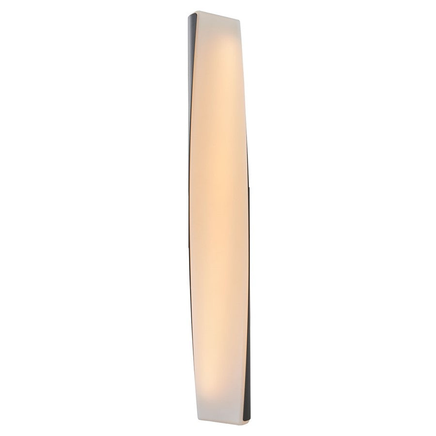 Abra Lighting Vortex 2Lt 28" Twirled Acrylic Wall Light, BK - 50117ODW-MB-VORTEX
