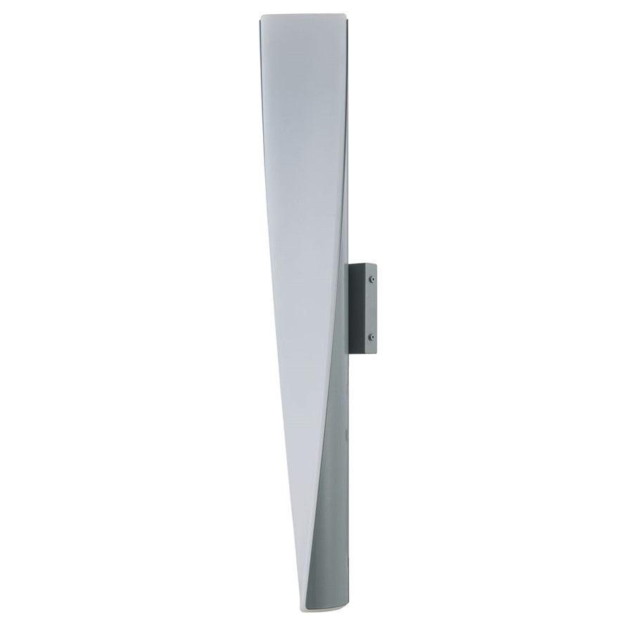 Abra Lighting Vortex 2 Light 28" Twirled Wall Light, Silica