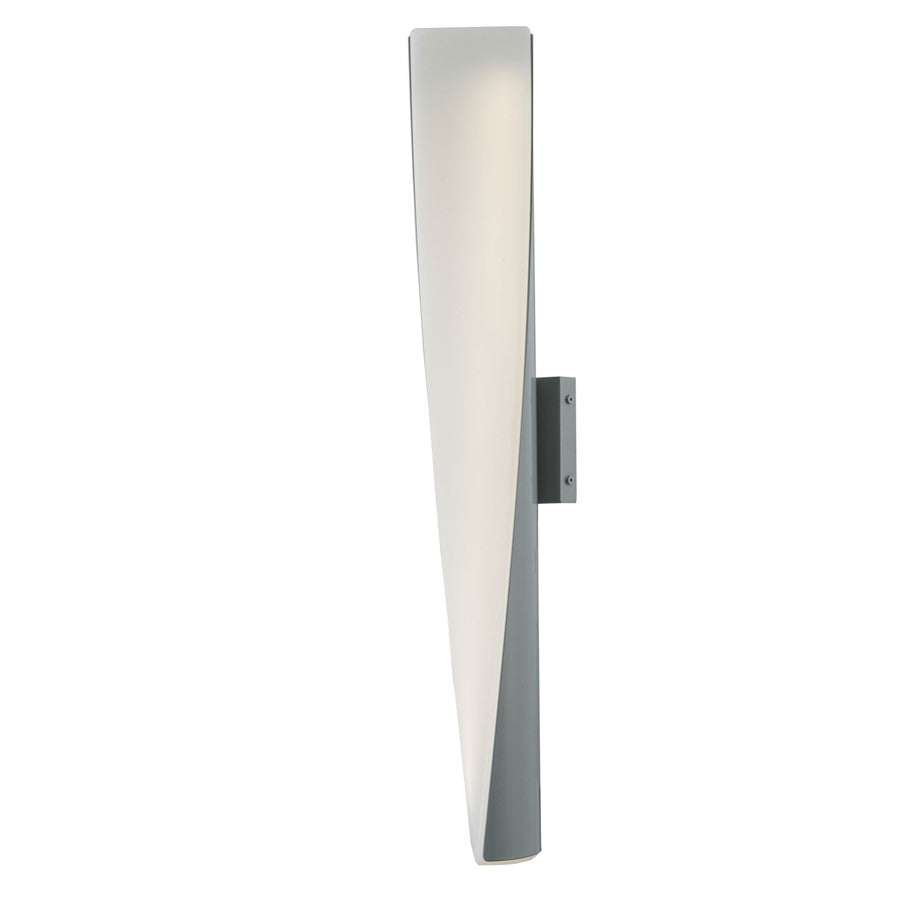 Abra Lighting Vortex 2 Light 28" Twirled Wall Light, Silica