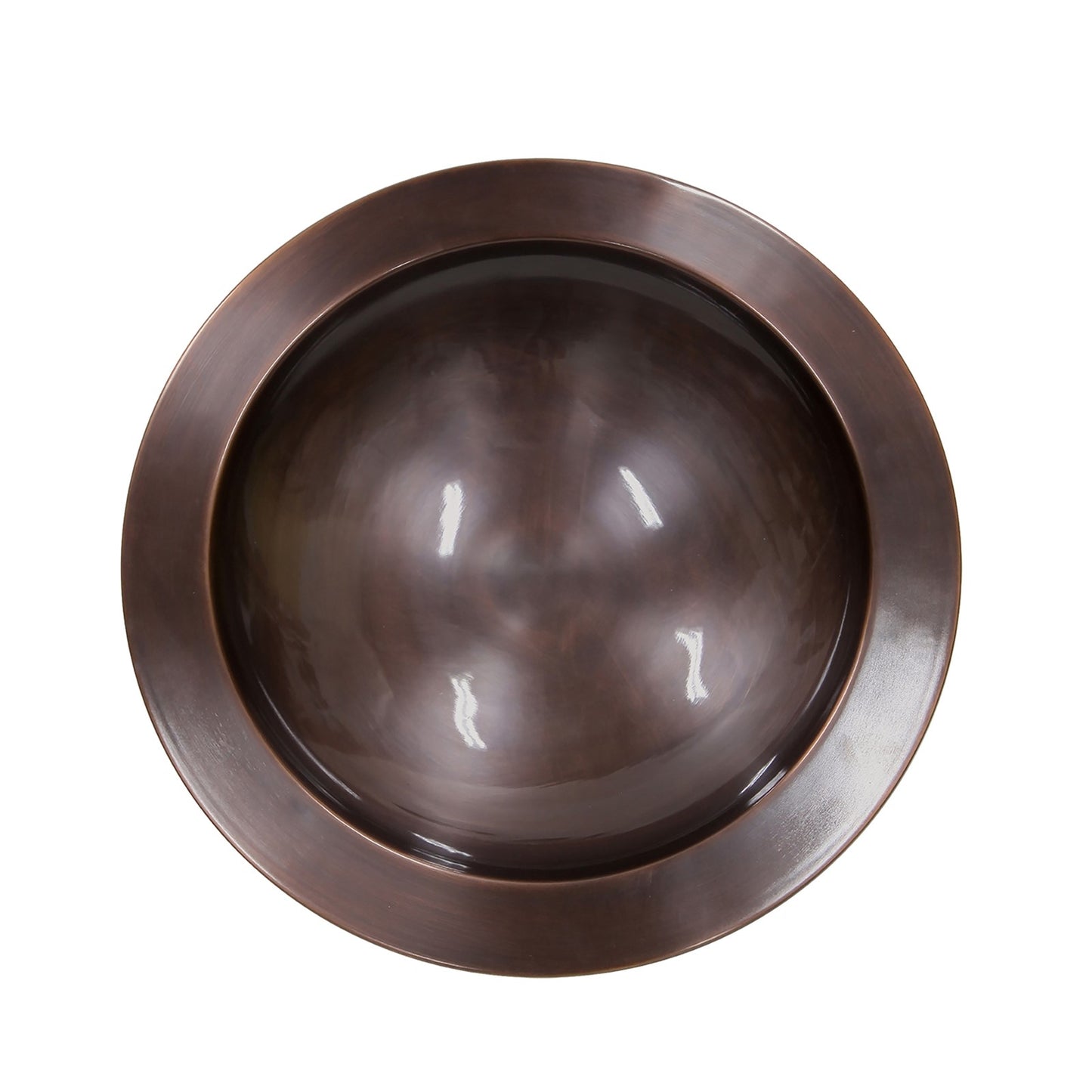 Achla Classic Copper 18in Birdbath Bowl | Antique Copper Finish Brass | Garden & Patio Bird Bath | 18 x 18 x 6 in | Model BB-12