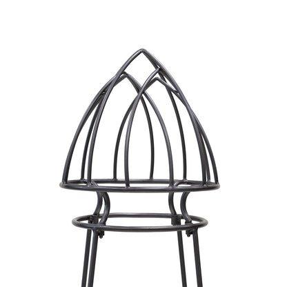 Achla Minar Pylon I 65.5in Wrought Iron Plant Trellis | Graphite Powdercoat | Garden Entryway & Vegetable Bed | 17.75 x 17.75 x 65.5 in | Model PYL-21