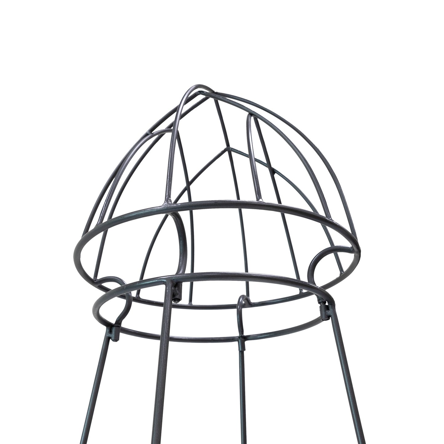 Achla Minar Pylon II 87in Wrought Iron Plant Trellis | Graphite Powdercoat | Garden Entryway & Vegetable Bed | 21.75 x 21.75 x 87 in | Model PYL-22