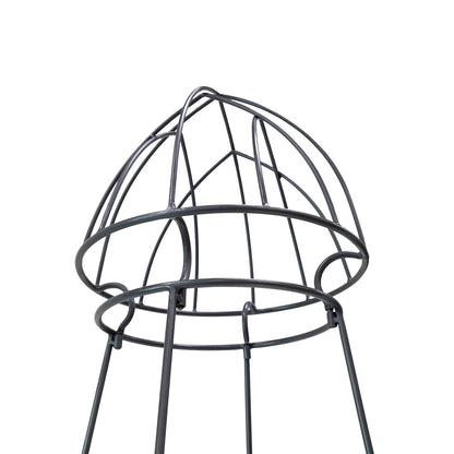 Achla Minar Pylon II 87in Wrought Iron Plant Trellis | Graphite Powdercoat | Garden Entryway & Vegetable Bed | 21 x 21 x 87 in | Model PYL-22