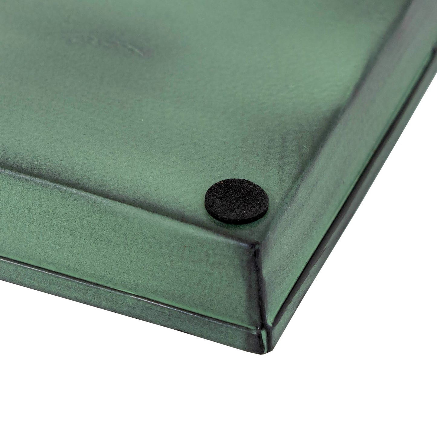 Achla Small Green Flower Box Tray Pack of 2 | Galvanized Steel Planter Tray Green Patina | Windowsill & Tabletop Drip Tray | Model TR-C-08-2