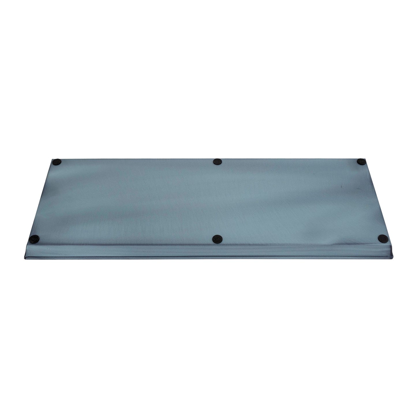 Achla Medium Nantucket Blue Flower Box Tray, Pack of 2 | Galvanized Steel Planter Tray | Indoor & Outdoor Plant Drip Tray | 23 x 9 x 1 | Model TR-C-20NB-2