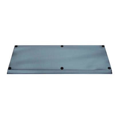 Achla Medium Nantucket Blue Flower Box Tray, Pack of 2 | Galvanized Steel Planter Tray | Indoor & Outdoor Plant Drip Tray | Model TR-C-20NB-2