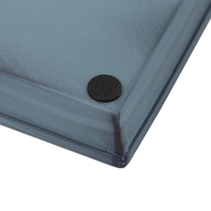 Achla Medium Nantucket Blue Flower Box Tray, Pack of 2 | Galvanized Steel Planter Tray | Indoor & Outdoor Plant Drip Tray | 23 x 9 x 1 | Model TR-C-20NB-2