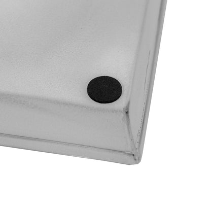 Achla Medium Cape Cod White Flower Box Tray, Pack of 2 | Galvanized Steel Planter Tray | Indoor & Outdoor Plant Drip Tray | 23 x 9 x 1 | Model TR-C-20W-2