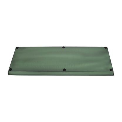 Achla Medium Green Flower Box Tray, Pack of 2 | Galvanized Steel Green Patina | Windowsill & Tabletop Drip Tray | 23 x 9 x 1 in | Model TR-VFB-05-2
