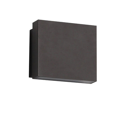 Avenue Outdoor 5" Sq. LED Up/Down Light Wall Sconce, Black - AEAV10002-BLK