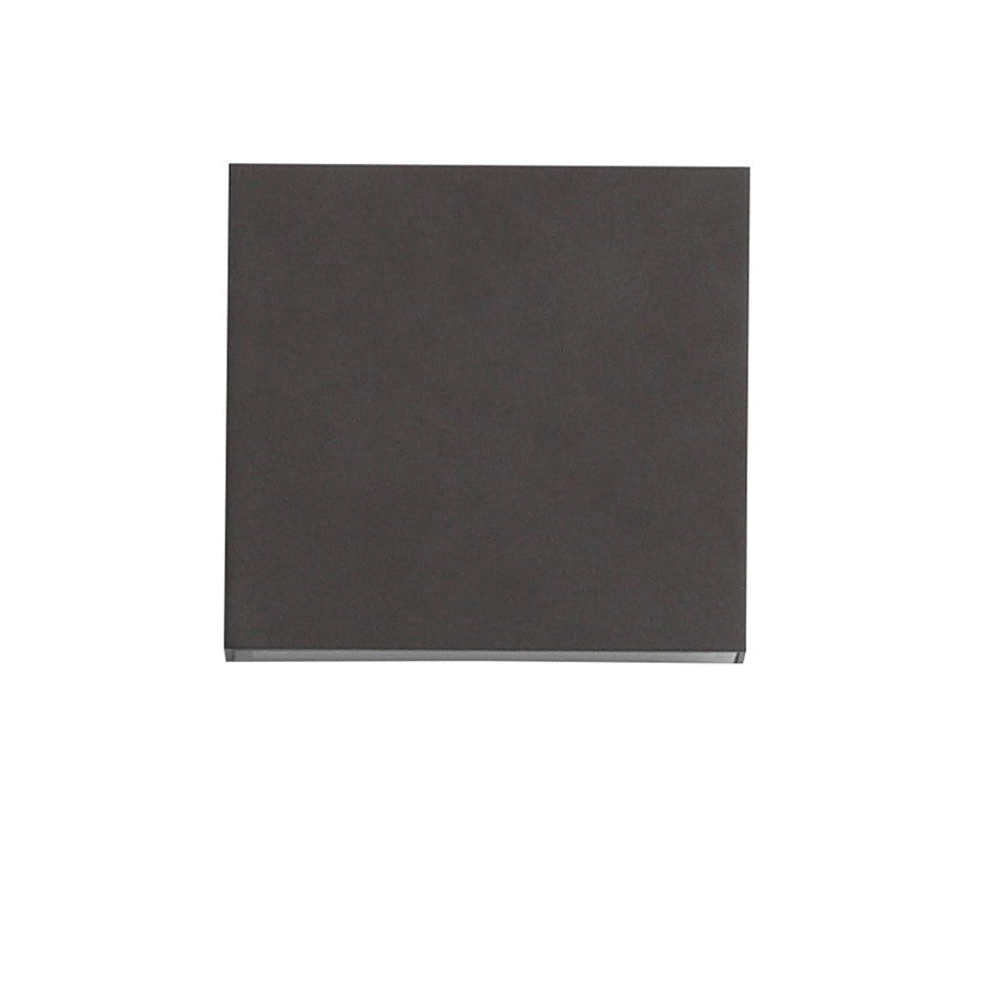Avenue Outdoor 5" Sq. LED Up/Down Light Wall Sconce, Black
