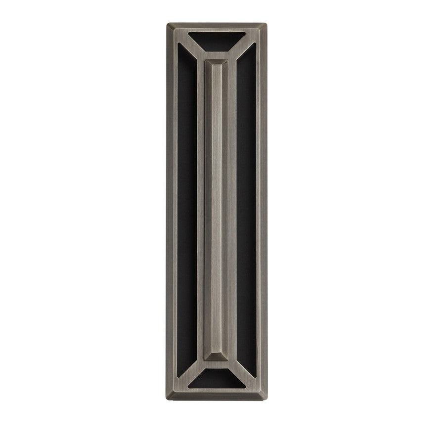 Avenue Outdoor 19"H 3-CCT LED Sconce, Black/Bronze Grid Cover