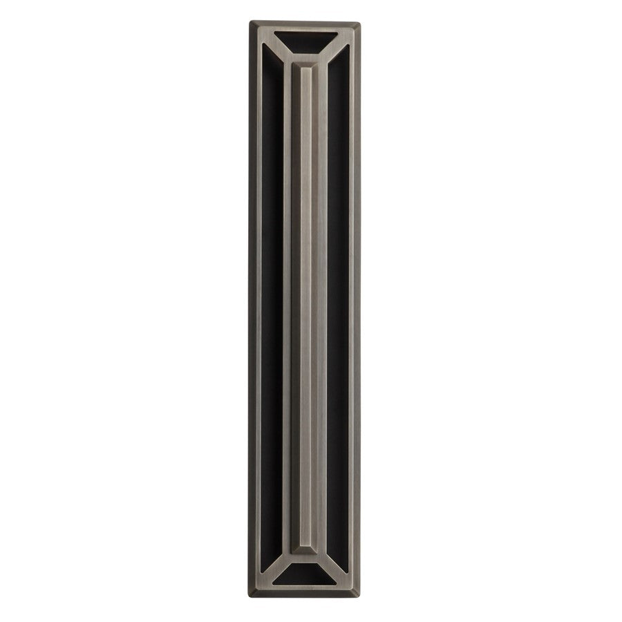 Avenue Outdoor 26"H 3-CCT LED Sconce, Black/Bronze Grid Cover - AEAV10015-ABB