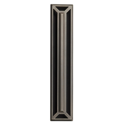 Avenue Outdoor 26"H 3-CCT LED Sconce, Black/Bronze Grid Cover - AEAV10015-ABB
