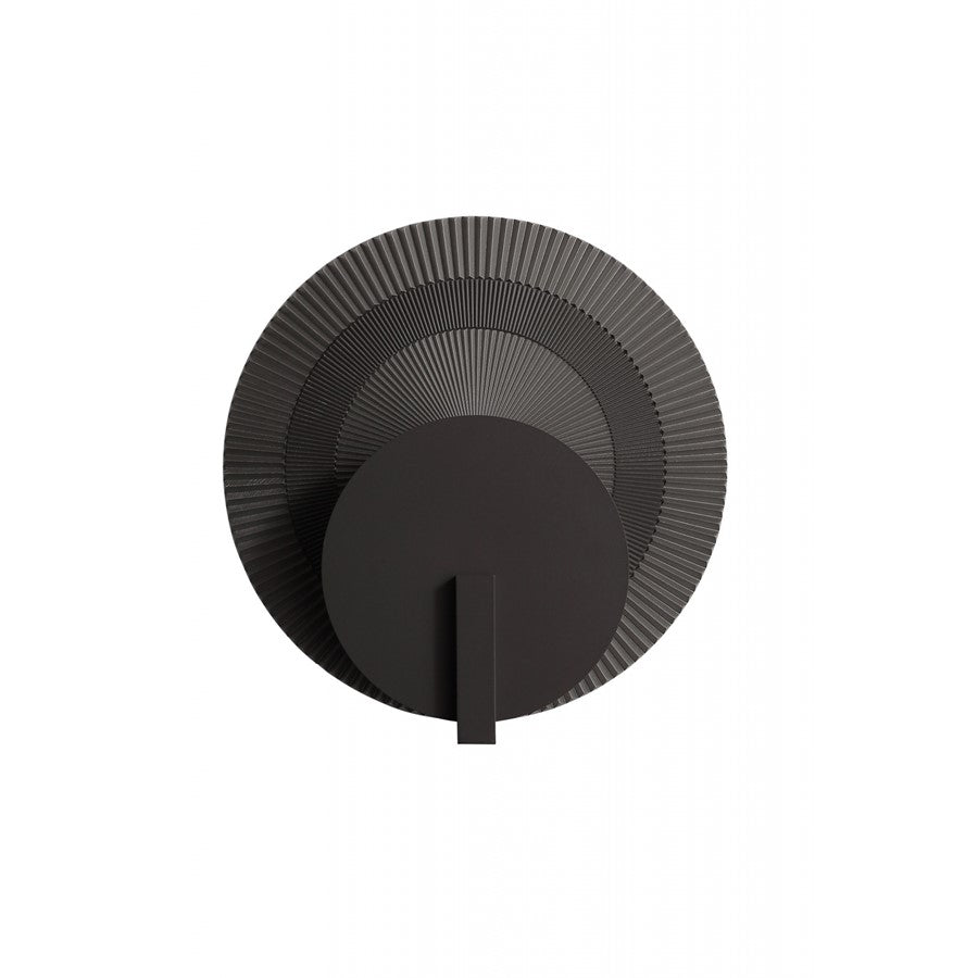 Avenue Lighting Outdoor 16"W Round 3-CCT LED Wall Sconce - AEAV10021-DBZ