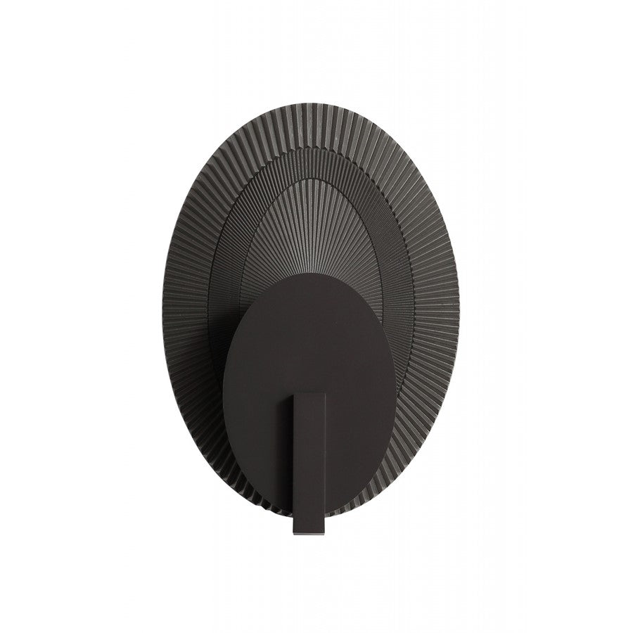 Avenue Lighting Outdoor 11"W Oval 3-CCT LED Wall Sconce - AEAV10022-DBZ