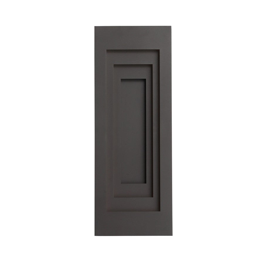 Avenue Outdoor 24"H 3-CCT LED Rectangular Wall Sconce, Bronze - AEAV10027-DBZ