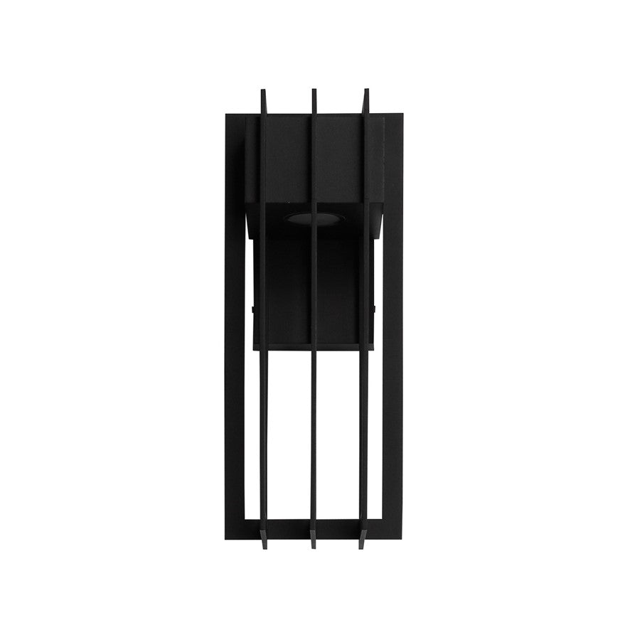 Avenue Lighting Outdoor 16"H Angles LED Wall Sconce, Black - AEAV10031-BLK