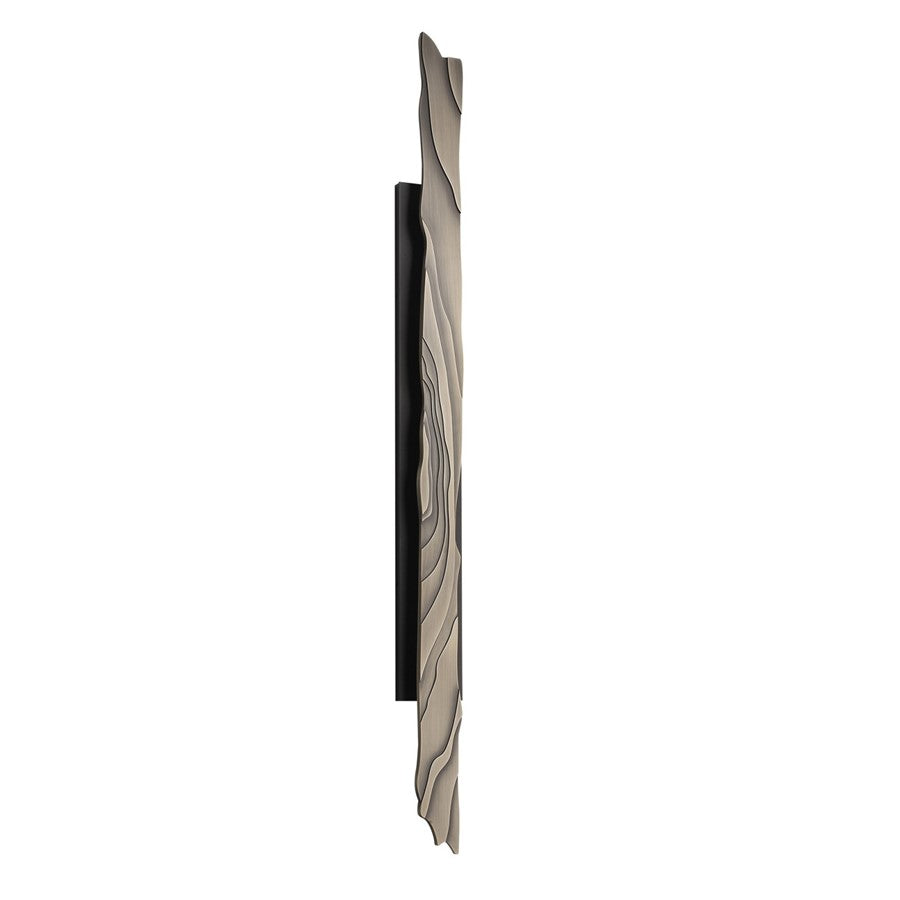 Avenue Outdoor 56"H LED Wall Sconce, Bronze/Faux Gold Woodgrain - AEAV10034-DBZ