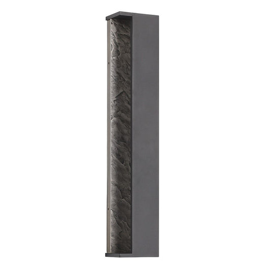 Avenue Outdoor 26"H Open Side LED Wall Sconce, Bronze/Grey - AEAV10042-DBZ