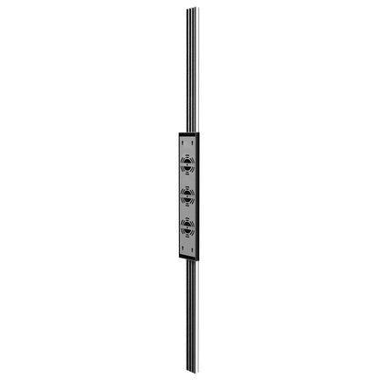Avenue Lighting Avenue Outdoor 68in LED Outdoor Sconce | Modern Black Aluminum | Entryway & Patio | 5 x 3 x 68 in | Model AV2168-BLK