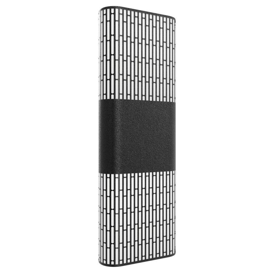 Avenue Lighting Avenue Outdoor 18in 1-Light Wall Sconce | Modern Matte Black and Clear Acrylic | Outdoor Entryway & Porch | Model AV2318-BLK