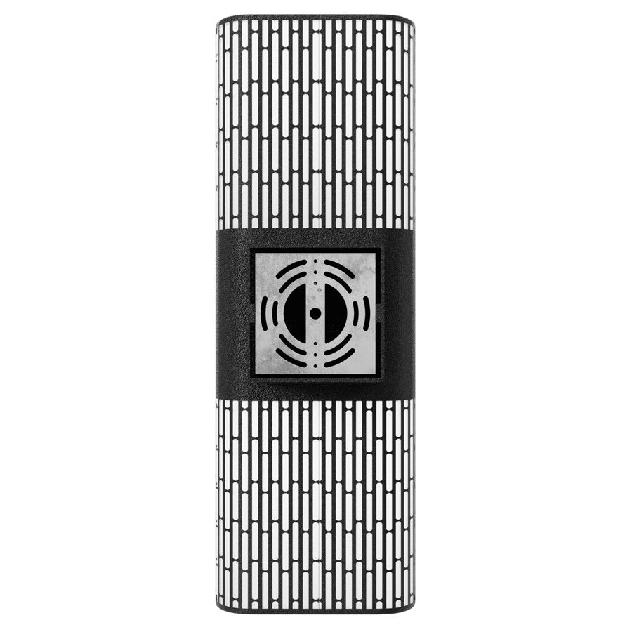 Avenue Lighting Avenue Outdoor 18in 1-Light Wall Sconce | Modern Matte Black and Clear Acrylic | Outdoor Entryway & Porch | Model AV2318-BLK