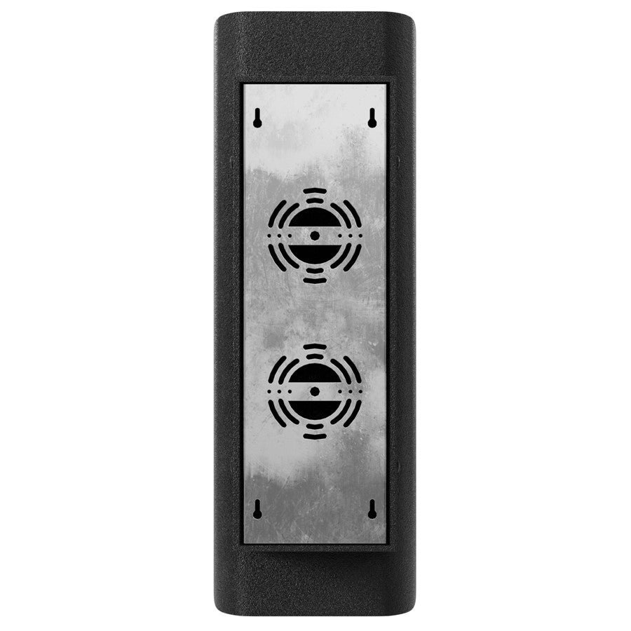 Avenue Lighting Avenue Outdoor 18in 1-Light Wall Sconce | Modern Matte Black and Clear Acrylic | Outdoor Entryway & Porch | Model AV2418-BLK